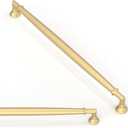 10 Pack Brushed Gold Cabinet Pulls 10 Inch(254mm) Kitchen Cabinet Handles Solid Zinc Alloy Cabinet Hardware Drawer Pulls