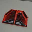 SEDY 32-Piece Hex Key Wrench Set, Metric and SAE Allen Wrenches (0.028-3/8 inch, 0.7-10 mm) L Shape Allen Keys, Chrome Vanadium Steelwith 2x Extension Handle