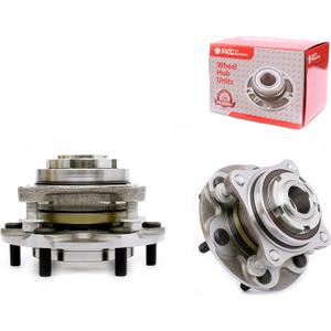 FKG 515040 (2WD Only) Front Wheel Bearing Hub Assembly fit for 05-19 Toyota Tacoma, 03-19 Toyota 4Runner, 07-09 Toyota FJ Cruiser, 05-17 Toyota Hilux, Set of 2