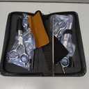 Professional Hair Cutting Scissors Barber Shears Set Hair Thinning Kit with Black Storage Case