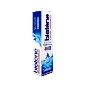 3 x Biotene Fluoride Toothpaste, Original Fresh Mint, Gentle Formula, 4.3 Ounces (121.9g)