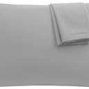 Uxcell 2 Pack Pillow Cases Soft 1800 Series Microfiber Pillowcases Set with Zipper Travel(14"x20") Grey