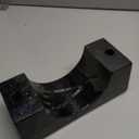 Tensioning wheel mounting block