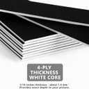 Somime 10 Pack Black Acid Free Precut Picture Mats 16x20 for 11x14 Photos