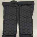 Shin Defender Shin Guards Kids - Shin Defender Soccer Shin Guards Socks for Kids Youth Adult (Black,S (Age 6-10))