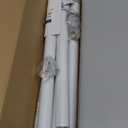 Closet Rods for Hanging Clothes, 17 to 84 Inch Heavy Duty Stepless Adjustable Closet Hanging Rod, 1.3 Inch Diameter Metal Closet Rod for Wardrobes Laundry Bedroom RV, White