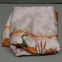 Softalker Fall Jacquard Rectangle Tablecloth, Thanksgiving Pumpkins Waterproof Table Cloth, Autumn Harvest Washable Table Cover for Holiday, Dining, Party Decor, 60 x 120 Inch