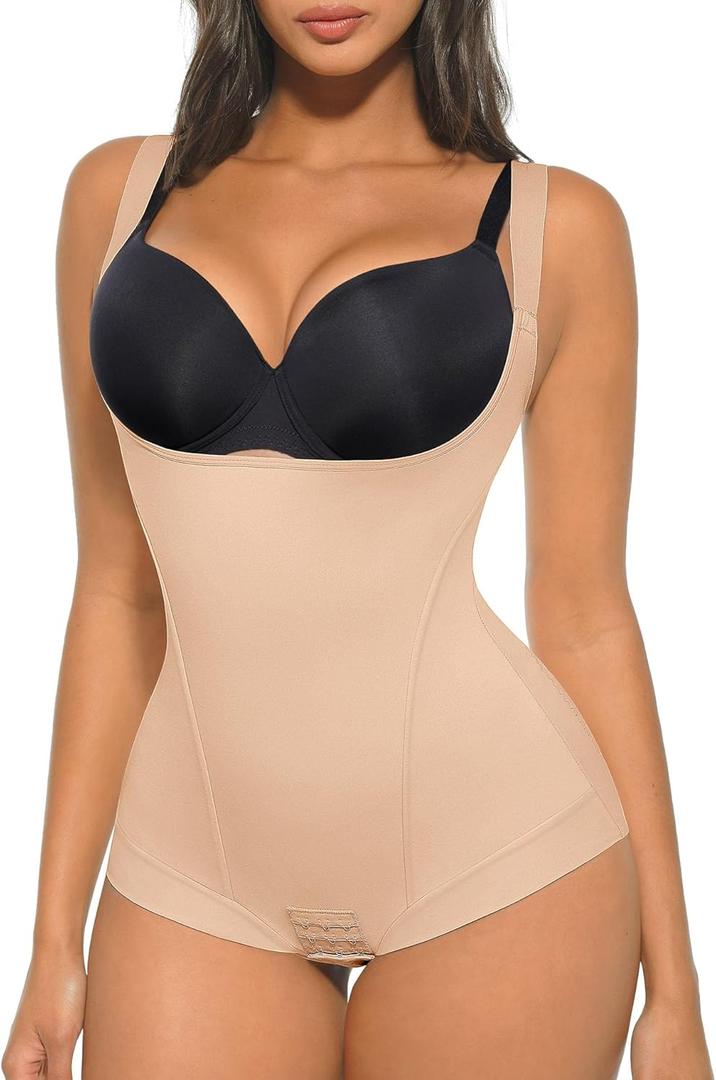 Lover-Beauty Tummy Tuck Compression Garment for Women Shapewear Tummy Control Body Shaper Faja Colombiana (XX-Large, Beige)