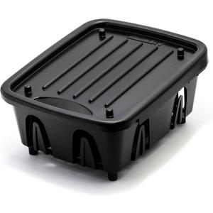 Camco Mini Dish Drainer and Tray - Fits RV Sinks and Small Counter Spaces - Durable Heavy-Duty Construction - Black (43512) (One-Size)