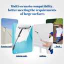 18 Inch Microfiber Paint Roller Covers (4 Pack) - 3/8 Nap for All Types of Painting Surfacess, Lint-Free & Easy Clean, Ideal for Walls, Ceilings & Large Area Painting