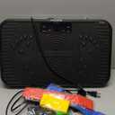 ROTAI Vibration Plate Exercise Machine for Lymphatic Drainage Massager & Weight Loss, 400 lbs Capacity Whole Body Vibrating Shake Plate Workout for Women and Men (Bright Black)