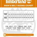 Timberland Men's Classic Leather Jean Belt 1.4 Inches Wide (Big & Tall Available) (Brown)