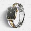 Stainless Steel Designer Band Compatible with Apple Watch for Women 38/40/41/42/44/45/46/49mm, Fancy Dressy Metal Strap for iWatch Series 11 10 9 8 7 6 5 4 3 SE Ultra 3 2 1