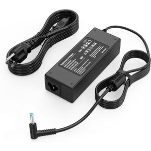 90W 65W Laptop Charger for HP Pavilion X360 11 13 14 15 17; Envy 13 15 17 X360, Stream 11 13 14 AC Adapter; Elitebook, Probook, Spectre X360 13 15 Power Supply Cord (Smart Blue Tip)