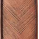 Large Ottoman Wooden Trays, Wood Serving Tray with Handles, Large Ottoman Tray, Wooden Serving Trays for Coffee Tables, Living Rooms and Kitchens, 24 x 16 inch