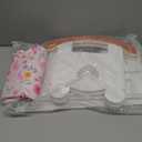 ROBOTIME Wooden Play Doll Cradle Rocking Baby Doll Crib, Reversible Doll Bedding for Toddler Girl,Fits Dolls Up to 20 Inches (White)