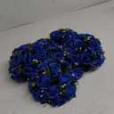 NUPTIO Flower Ball Arrangement Bouquet - 6 Pcs 9.5 inch Diameter Royal Blue Fake Flowers Roses Balls for Centerpieces Tables - Artificial Rose Arrangements for Wedding Centerpiece Table Decorations