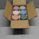 NETANY 6-pack 16 oz Overnight Oats Containers with Lids, Glass jars with Airtight Lids, Wide mouth Mason Salad jars, Glass Food Storage Containers for Snacks Yogurt Spice Sugar