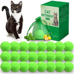 24 Pack Cat Deterrent Outdoor Indoor, Keep Cats Away Yard Garden Furniture, Safe for Pets, Kids