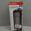 Lasko Oscillating Ceramic Tower Space Heater for Home with Overheat Protection, Adjustable Thermostat, and 2 Speeds, 15.7 Inches, Black, 1500W, CT16450