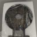 Minimalist Round Statue Above Cabinet Decor Kitchen, Modern Decorative Sculpture Home Decorations for Living Room Coffee Table, Office Decor Items, Center Pieces Decoration (Black)