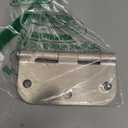 6 Pack Nickel Door Hinges Brushed Nickel 3 1/2 Interior Door Hinges Satin Nickel 3.5 Inch with 5/8 Radius Corners 3 "x 3 " Silver Hardware Controls JIW Garage Factory