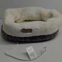 K&H Pet Products Heated Cat Bed Indoor, Thermo-Snuggle Cup Bomber Soft Heated Pet Bed for Large Indoor Cats and Small Dogs, Machine Washable, Waterproof Heated Pad, Safety Listed - 14x18in Gray