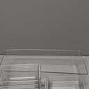 Chilled Condiment Tray Server with 5 Small Containers and Removable Compartments, Ice Chilled Condiment Organizer, Clear Garnish Serving Platter for Fruit, Salad, Food, Outdoor Events, Picnics