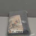 SNZ Luxury Flannel Throw Blanket for Couch 51x71 Inches - Ultra Soft Fleece Blankets & Throws for Bed, Camping, Office - All Season Cozy Plush Blanket for Adults, Men, Kids (Dark Gray)