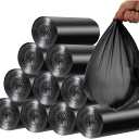 100pcs/5 Roll Garbage Bags 45x50cm Household Disposable Plastic Trash Bags Home Storage Bag 5-7 L Cleaning Waste Bag (Color : 5 rolls-blak, Size : 45x50cm)