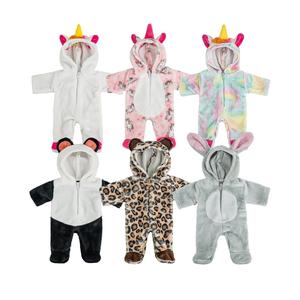 SMILESSKIDDO 6 Set Dolls Clothes Outfits Jumpsuits for 10 to 14 Inch New Born Babydoll, Animal Styling Baby Doll Clothes and Accessories for 10 12 14 Inch