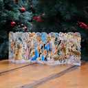 5 x Decoration Greeting Card Merry Christmas Religious Nativity Scene Holiday Theme Festive Christmas Decoration Unique Seasonal Card