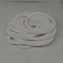 uxcell 3/4 Inch x 33 Ft Split Wire Loom Tubing, Guard Convoluted Flex, Protective Split Cable Conduit, Flexible Wire Protector Tubing, Electrical Cord Cover, White