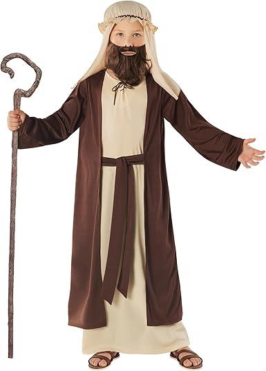 Morph Saint Joseph Costume For Kids, Biblical Costumes For Boys, Bible Costume For Children, Religious Dress-Up
  Size XL