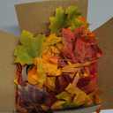 Lvydec 2 Pack Fall Maple Garland - 5.9ft/Strand Artificial Fall Foliage Garlands Assorted Color Leaves Autumn Decor for Home Wedding Halloween Thanksgiving Party