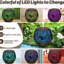 Roonbo Diffusers for Essential Oils Large Room 400ml,Essential Oil Diffuser for Home with R/C,Cool Mist Humidifiers for Bedroom,7 Colors Changed & 3 Mist Mode Waterless Auto Off for Decor Butterfly
