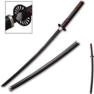 Metal Demon Sword 104cm/41inchs,Stainless Steel, Hashira Pillar and Protagonist Katana for Anime Cosplay, Anime Original Textures, Multiple Styles to Choose from