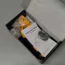 Cordless Electric Scissors,4V Rechargeable Cardboard Cutter Heavy Duty Scissor with Safety Lock & LED Light for Box Carpet Plastic Fabric(Yellow)