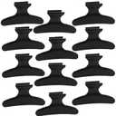 BAHABY Hair Clips for Styling Sectioning 12 Pack Black Butterfly Clamps Hair Claw Clips Pro Salon Hair Clips for Styling, Sectioning, Cutting and Coloring