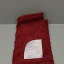 MIULEE Throw Pillow Covers Soft Corduroy Decorative Set of 2 Boho Striped Pillow Covers Pillowcases Farmhouse Home Decor for Christmas Couch Bed Sofa Living Room 16x16 Inch Red 