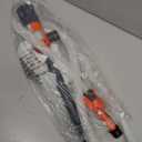 Fuel Transfer Pump with Auto-Stop Sensor, 2.8 GPM Gas Can Pump with Retractable Intake Pipe and 51 Inch Discharge Hose, Portable Battery Powered Liquid Siphon Pump for Oil, Gasoline, Diesel