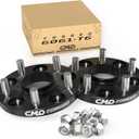 Customadeonly 5x120 Wheel Spacers for 2010-2024 Camaro,2014-2020 Impala, 2020-2024 Corvette C8, 2008-2019 CTS (2pcs 15mm Thick, Black) 66.9mm Bore M14x1.5 Studs -Trimming Factory Studs May Required