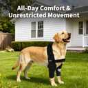 Dog Elbow Brace Protector with Decoupled Chest Strap - Breathable, Abrasion-Resistant - Adjustable Elbow Support for Hygroma, Dysplasia, Arthritis, Calluses & Shoulder Instabilit (Both Legs, XL)