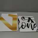 Class of 2026 Sign for Backdrop Gold and Black Acrylic Mirror Decal Letter Sticker Congrats Grad Girl Graduation Party Decorations for Grad Party, Congrats Grade 2026 Graduation Vinyl Decal Parties