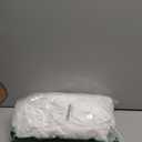 TILLYOU Baby Crib Skirt Girls Boys, Ruffled Bed Skirt with Pompoms, 28x 52, 14'' Drop, White