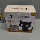 KittySpout Stainless Steel Cat Water Fountain Automatic Drinking Fountain, Quiet Circulating Water Bowl, Dishwasher Safe, Indoor Pet Fountain for Hydrated Healthy Cats (Stainless Steel, 4L Corded)