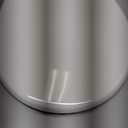 Caswell Modern Slow Close Toilet Seat, Durable Plastic Seat, Made in USA, Round, White