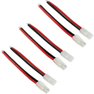 3 Pairs Compatible with Tamiya Plug Battery Connector Male and Female Adapter Cable with 20cm 14awg Silicone Wire