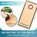 Cornhole Boards Set Regulation Size - 4'x2' Premium Solid Wood Corn Hole Toss Game with 8 Bean Bags