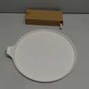 SENSARTE Nonstick Crepe Pan with Spreader, 12-Inch Natural Ceramic Coating Dosa Pan Pancake Flat Skillet Tawa Griddle with Stay-Cool Handle, Induction Compatible (White)